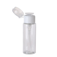Fournisseur ODM de flacons pompe en PET de 180 ml pour vernis à ongles, flacon pompe vide pour cosmétiques, démaquillant liquide