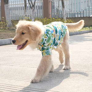 เสื้อฮาวายสำหรับสุนัขพันธุ์ใหญ่ เสื้ออะโลฮ่าสำหรับสุนัขตัวใหญ่ เสื้อผ้าสัตว์เลี้ยงระบายอากาศได้ดีสำหรับฤดูร้อน - Product Image 5