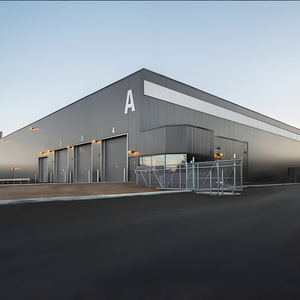 Edificio Prefabbricato <span class=keywords><strong>in</strong></span> <span class=keywords><strong>Acciaio</strong></span> Moderno e Pratico, Economico, Ignifugo, a Installazione Rapida, per Officine - Product Image 1