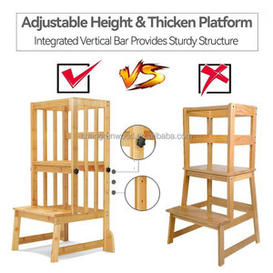 <span class=keywords><strong>Tour</strong></span> d'apprentissage en bois MDF personnalisable pour les tout-petits âgés de 1 an <span class=keywords><strong>Tour</strong></span> d'<span class=keywords><strong>observation</strong></span> <span class=keywords><strong>pliable</strong></span> pour la chambre à coucher - Product Image 2
