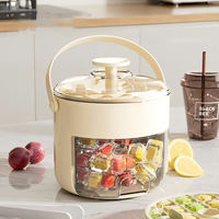 Bac de rangement moderne intégré pour glaçons, 40 compartiments, en PP+PET+TPE de qualité alimentaire, moulé par injection, portable, écologique, anti-poussière