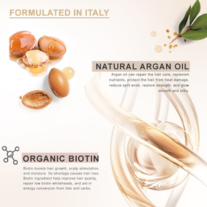 Özel etiket sülfat ücretsiz organik <span class=keywords><strong>Bio</strong></span> Protein Vegan havyar özü Argan yağı kıvırcık saç şampuan ve saç kremi saç bakımı seti - Product Image 5
