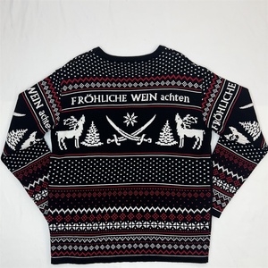 Custom FNJIA <strong>Xmas</strong> Family Matching Branded Holiday Hombre Knitted <strong>Jumper</strong> Fashion <strong>Men'S</strong> Ugly Christmas Sweaters - Product Image 4