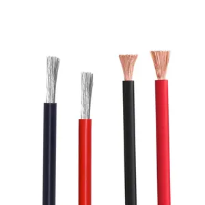 Cable de alambre eléctrico UL3265 aislado de PVC Flexible de calibre 12 14 16 18 20 22 24 suave de alta temperatura