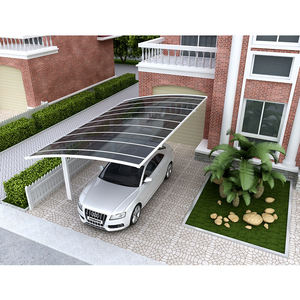 Morfern Design Metal Carport con 2 postes para <span class=keywords><strong>Carparking</strong></span> In Yard Villa Hotel Carport - Product Image 3