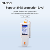 Analyseur de conductivité EC310T, conductimètre portable, mesureur de TDS, de salinité, de résistivité et de température, analyseur de conductivité EC pour laboratoire