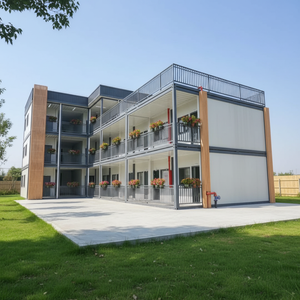 TOPPRE Casas <span class=keywords><strong>de</strong></span> oficina prefabricadas Contenedor <span class=keywords><strong>de</strong></span> carga Hogar Contenedor <span class=keywords><strong>de</strong></span> lujo moderno <span class=keywords><strong>Módulos</strong></span> <span class=keywords><strong>de</strong></span> baño Alojamiento Contenedor <span class=keywords><strong>de</strong></span> 2 pisos - Product Image 3