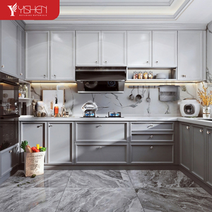 Muebles <span class=keywords><strong>de</strong></span> <span class=keywords><strong>Cocina</strong></span> Modernos Personalizados en Forma <span class=keywords><strong>de</strong></span> L, Gabinetes <span class=keywords><strong>de</strong></span> Madera <span class=keywords><strong>de</strong></span> Lujo, <span class=keywords><strong>Cocina</strong></span> Integral con Isla, Diseño Modular - Product Image 6