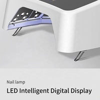 Lampe à LED UV sans fil pour manucure et pédicure, rechargeable, sans cordon, 6000 mAh, sécheur de gel, 36 LED quartz pour le durcissement