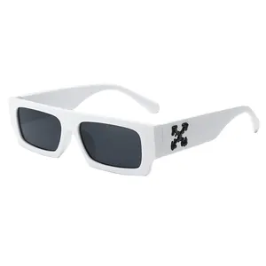 2022 Small Size Men Square Frame Sunglasses Gafas Y2k Glasses