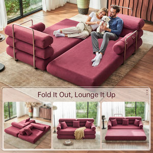 2026 Latest Style Extendable Living Room <b>Bedroom</b> Furniture Amazonn Moq 1 Piece Vacuum Compressed <b>Sofa</b> Bed in <b>Small</b> CBM - Product Image 3