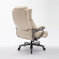 Grande et haute chaise de bureau pour personnes lourdes dossier haut extra large chaise de bureau en polyuréthane confortable pour le bureau à domicile
