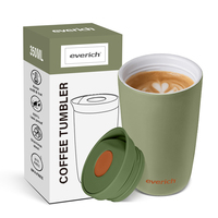 Everich ODM Design 12oz tasses à café intérieures en céramique pour café jus thé lait double paroi en acier inoxydable tasses à café sans Bpa