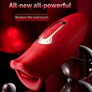 Baiser la bouche Léchage Langue Vibrateur Téton Point G Vibrateurs Clitoridiens Jouet pour Adulte Masturbation Féminine Sex Toys pour Femmes - Product Image 2