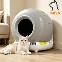 Litière pour chat intelligente, moderne, haute capacité, légère, fabriquée directement en usine, avec contrôle par smartphone et nettoyage multifonctionnel