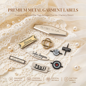 Etiquetas y Marcas de Ropa de Lujo Personalizadas de Zinc con Diseño de Logotipo en Relieve para Prendas, Equipaje y Accesorios - Product Image 6