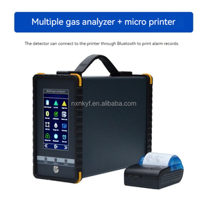 Portable 16-in-1 Multi-Gas Analyzer Touch LCD Screen <strong>Measures</strong> Combustible Gas H2S CO <strong>O2</strong> Industrial Gases Built-in Pump Wireless - Product Image 3