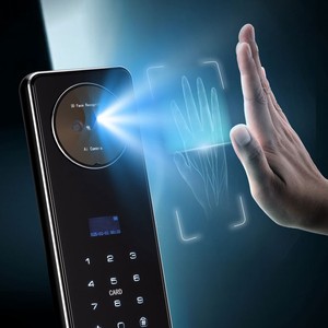 スマート防水指紋ロック 3D顔認証コード デジタルロック アクティブビデオインターホン 多言語対応 - Product Image 5