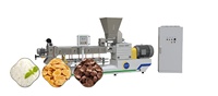 Ontbijtgranen Maken Voedselverwerkende Lijn Extruder Machine Voor Rijst Knapperige Ballen Fruit Groente Granen