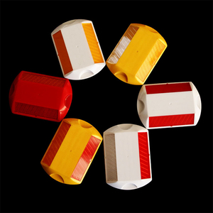 高品質工場製PMMAキャットアイロードスタッド 白色反射ABSプラスチック 高品質反射キャットアイロードスタッド - Product Image 4