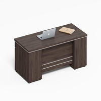 Table d'affaires extensible de bureau d'ordinateur de panneau de noyer moderne de haute qualité pour des meubles de bureau à domicile