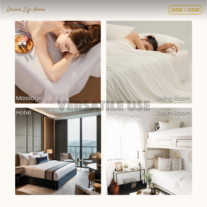 Parure de lit de luxe unie avec motifs brodés découpés, en stock et en gros, <span class=keywords><strong>housse</strong></span> de <span class=keywords><strong>couette</strong></span> 6 pièces, personnalisation OEM - Product Image 5