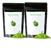 Poudre de thé vert matcha cuite à la vapeur instantanée en vrac de la plus haute qualité