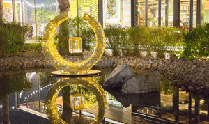 Tùy Chỉnh 450 480 600 Cm Không Thấm Nước Cây Cọ LED Giáng Sinh 3D Ngoài Trời Cảnh Quan Đường Phố <span class=keywords><strong>Motif</strong></span> Các Mặt Hàng Ánh Sáng Natal Điêu Khắc - Product Image 5