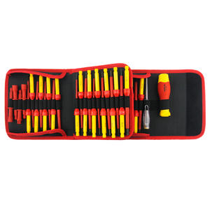 Eertuo Insulated Screwdriver Set 50 Piece Phillips Bit Industrial Grade Telecom Repair <b>Tool</b> Kit YT-28290 - Product Image 1