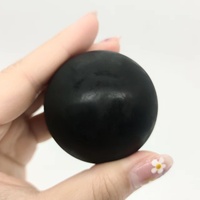 Balle en caoutchouc noir, balle en silicone solide, balle élastique en caoutchouc, 7-70 mm