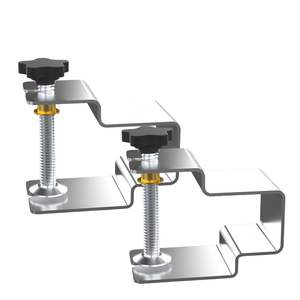 Abrazadera de montaje de Panel de cajón de acero inoxidable, herramientas de carpintería, carpintero tipo C, retenedor de montaje de Panel de cajón, abrazadera C - Product Image 2