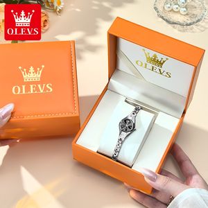 OLEVS 7082 <span class=keywords><strong>Montre</strong></span> pour <span class=keywords><strong>femme</strong></span> <span class=keywords><strong>en</strong></span> vente chaude, <span class=keywords><strong>montre</strong></span> à quartz <span class=keywords><strong>en</strong></span> alliage, <span class=keywords><strong>montre</strong></span>-bracelet pour <span class=keywords><strong>femme</strong></span> <span class=keywords><strong>en</strong></span> <span class=keywords><strong>or</strong></span> rose, étanche 3atm, couleur acier tungstène - Product Image 5