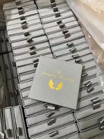 Cajas de Embalaje para Joyería al por Mayor, Cajas de Cartón con Logotipo Personalizado Impreso, para Anillos, Aretes y Colgantes