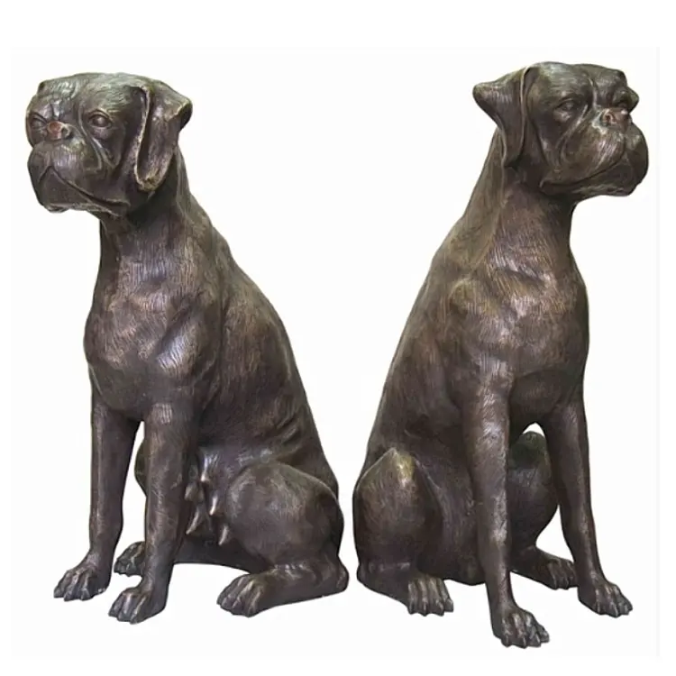 Leuke Hond Outdoor Bronzen Dier Sculptuur