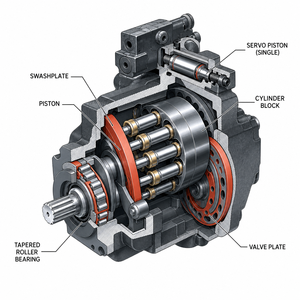 Pompes à pistons axiaux à circuit ouvert Série 45 <span class=keywords><strong>ER</strong></span> ERL ERR ERR147C ERL147 Originales, neuves, en stock 11000771 <span class=keywords><strong>ER</strong></span>-R-147C-LS - Product Image 4