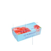 Caja de pañuelos de papel promocional con logotipo personalizado al por mayor para hoteles y restaurantes