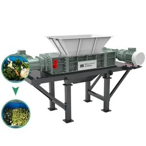 Hout Plastic Machine Recycling Machines Enkele Dubbele As Shredder Pet Strapping Hdpe Pijp Crusher Shredder