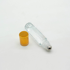 New Arrival rõ ràng Matte Lăn chai cho các loại tinh dầu với vít cổ nắp nhựa rỗng cuộn trên chai thủy tinh 10ml - Product Image 2