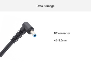740015-003 HSTNN-DA40 Adaptador de Corriente CC/CA para Portátil, Reemplazo de 19.5V 2.31A 45W OTP, Cargador Universal de Viaje Azul, Nuevo - Product Image 2