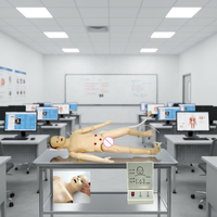 Simulateur de Soins Infirmiers CPR : Modèle d'Entraînement Haute Simulation pour Enfant de 5 Ans, Mannequin d'Enseignement Complet des Compétences Infirmières