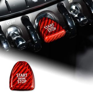 Adesivo Personalizzato in Fibra di Carbonio per Pulsante di Avviamento Auto, Decalcomania per Interni, <span class=keywords><strong>Accessori</strong></span> per <span class=keywords><strong>Mini</strong></span> <span class=keywords><strong>Cooper</strong></span> F54 F55 F56 F57 - Product Image 1