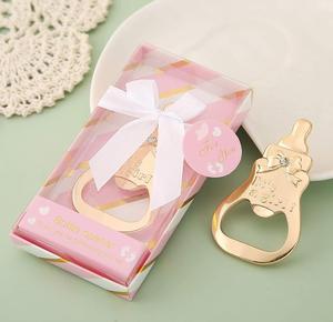 Cadeaux de retour de douche de bébé pour les fournitures d'invité ouvre-bouteille de mangeoire <span class=keywords><strong>c</strong></span>'<span class=keywords><strong>est</strong></span> un garçon fille fête faveur Souvenirs rose bleu - Product Image 4