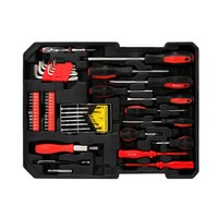 Jeu de clés à douille Dr 187 pièces, ensemble d'outils professionnels, boîte en aluminium avec boîte à outils de roulement, jeu de clés à douilles