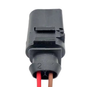 Conector de arnés de cableado automotriz macho de 2 pines y 3,5mm 1J0973722 8D0973822 enchufe de bocina eléctrica 1J0 973 <span class=keywords><strong>722</strong></span> 1717692-1 8D0 973 822 - Product Image 2