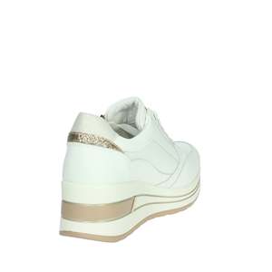 Sneakers Donna Serena Bianche con Lacci, Platform Chunky con Rialzo, in Sintetico - Product Image 3