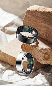 Anillo Inteligente R6 Blanco <span class=keywords><strong>de</strong></span> 200 mAh, 5 V, 0.2 A, con <span class=keywords><strong>Estuche</strong></span> <span class=keywords><strong>de</strong></span> <span class=keywords><strong>Carga</strong></span> Magnética, <span class=keywords><strong>Estuche</strong></span> <span class=keywords><strong>de</strong></span> Acero con Puerto Tipo C y Función <span class=keywords><strong>de</strong></span> Monitorización del Sueño, Anillo para Parejas - Product Image 5