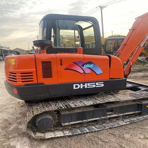 <b>Used</b> Doosan DH55 Excavator 5.5Ton Korean Brand Original Isuzu Motor Compact Digging <b>Machine</b> for Narrow Space Construction - Product Image 1