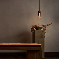 Luminaire suspendu en marbre Oem-Lustre à tête unique à longueur réglable pour comptoir de bar et îlot de cuisine