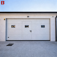 Porte de garage Bolang 16x7, 8x7, 9x7, porte piétonne personnalisée avec fenêtre, serrure à code, mousse haute densité, fournisseur de portes de garage pour entrepôts et garages automobiles