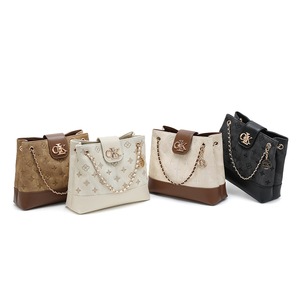 Borsa a Tracolla &WQ Fashion da Donna in PU Resistente all'Acqua, Tinta Unita, con Monogramma in Rilievo - Product Image 1